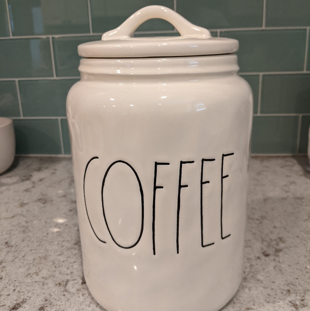 Rae Dunn coffee canister